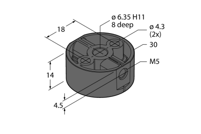 Turck P2-RI-QR20 Датчики положения (расстояния)