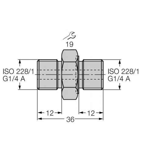 Turck PCV-G1/4 Разветвители питания, переходники, адаптеры