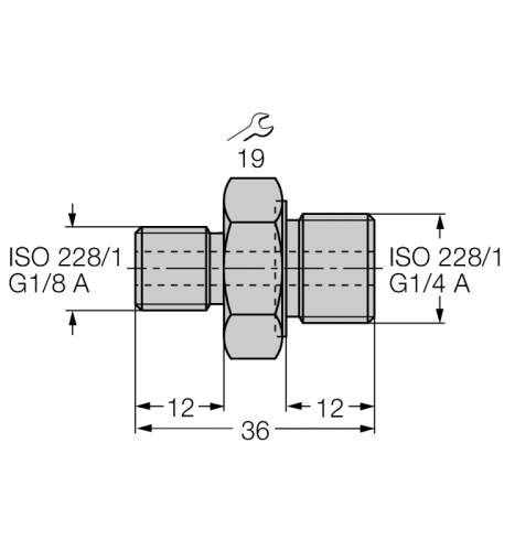 Turck PCV-G1/8 Разветвители питания, переходники, адаптеры