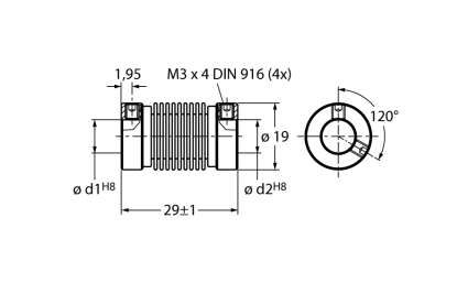 Turck RCS-19 Датчики магнитного поля (Холла)