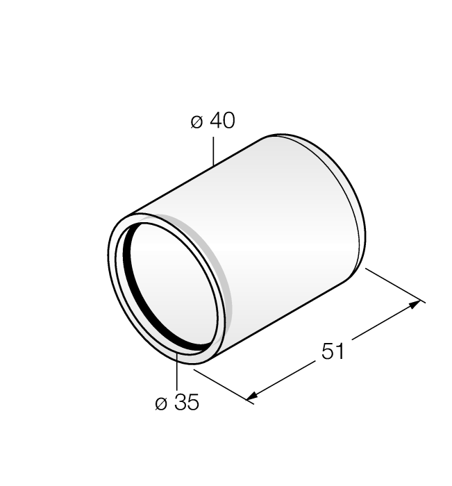 Turck SLEEVE 18-PTFE Датчики магнитного поля (Холла)