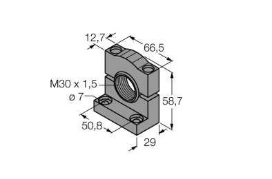 Кронштейн монтажный TURCK SMB30SC Датчики магнитного поля (Холла)