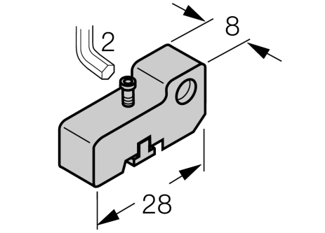 Кронштейн монтажный TURCK SMC-325 Датчики магнитного поля (Холла)