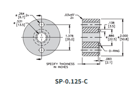 Прокладка TURCK SP-0.125-C Датчики магнитного поля (Холла)