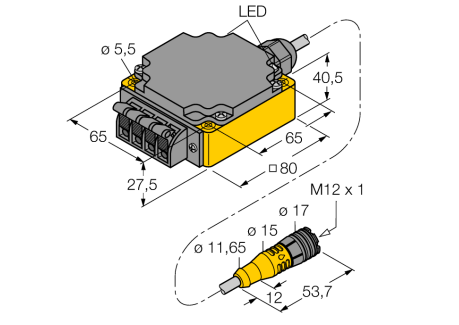 Прибор тестовый TURCK TB2-LDT Датчики магнитного поля (Холла)