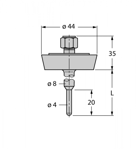 Turck THW-3DN Датчики магнитного поля (Холла)