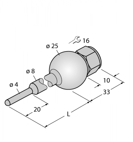 Turck THW-3UNI Датчики магнитного поля (Холла)