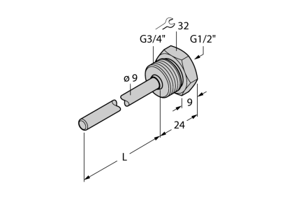 Turck THW-6.35G Датчики магнитного поля (Холла)