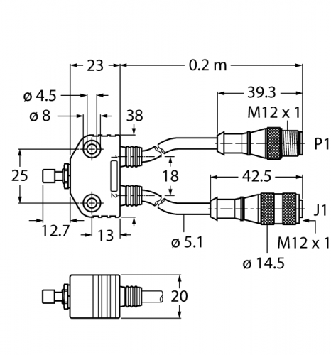 Turck VB2-SP1 Датчики оптические