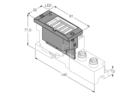 Turck BL67-2RFID Кабельные вводы и штуцера