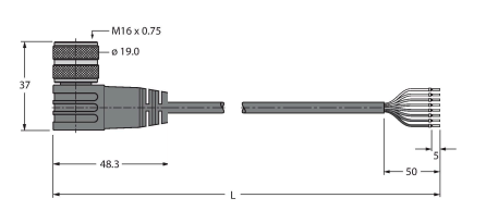 Кабель привода и датчика TURCK BKWM BKWM Кабели