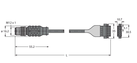 Turck CBC5 BK52C Кабели