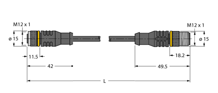 Кабель привода и датчика TURCK CS CK Кабели