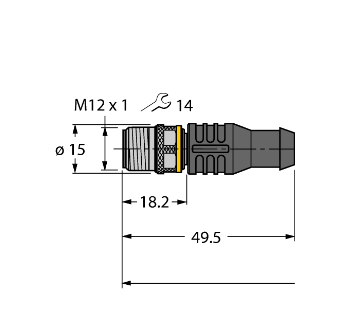 Кабель привода и датчика TURCK CSSMS 12 Кабели