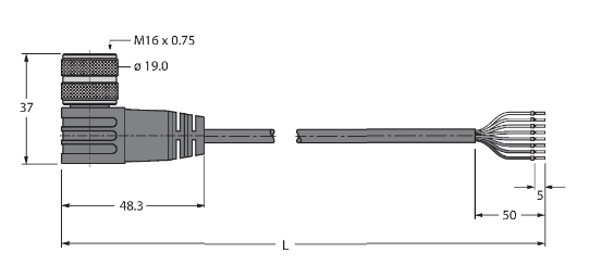 Turck E-CKWM 12 Кабели