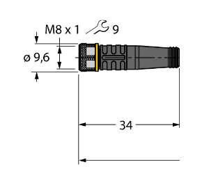 Кабель привода и датчика TURCK PKG 3S Кабели