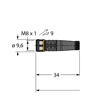 Кабель привода и датчика TURCK PKG 4.5S Кабели