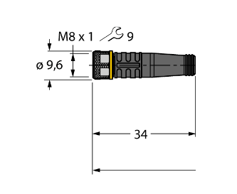 Кабель привода и датчика TURCK PKG 5M Защита кабеля