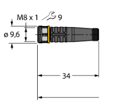 Кабель привода и датчика TURCK PKGE 5M Кабели