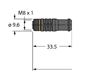 Кабель привода и датчика TURCK PKGS 3M Защита кабеля