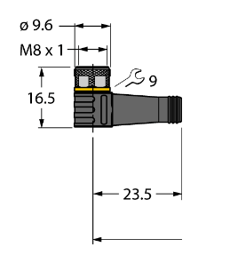 Кабель привода и датчика TURCK PKW 4M Кабели