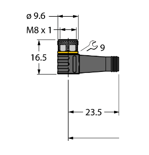 Кабель привода и датчика TURCK PKW 5M Защита кабеля