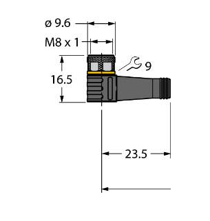 Кабель привода и датчика TURCK PKW 6M Кабели