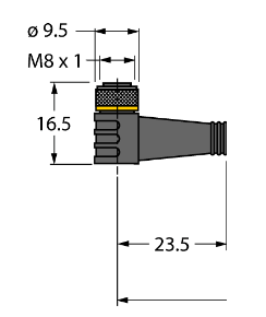 Кабель привода и датчика TURCK PKWS 3M Защита кабеля