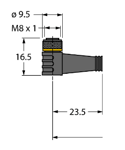 Кабель привода и датчика TURCK PKWS 4M Защита кабеля