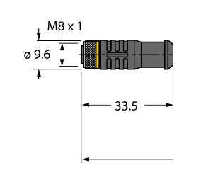 Кабель привода и датчика TURCK PSGC 3M Кабели