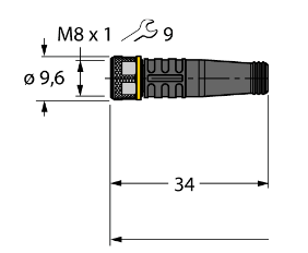 Кабель привода и датчика TURCK PSGC 4 Защита кабеля