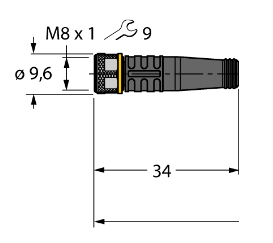 Кабель привода и датчика TURCK PSGH 4M Кабели