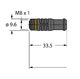 Кабель привода и датчика TURCK PSGS 3M Кабели