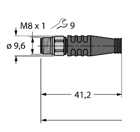 Кабель привода и датчика TURCK PSGV 3M Защита кабеля