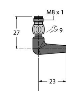 Кабель привода и датчика TURCK PSWH 4M Защита кабеля