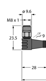 Кабель привода и датчика TURCK PSWV 3M Кабели