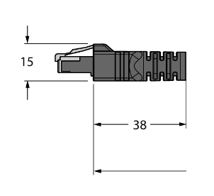 Кабель Ethernet TURCK RJ45S 841BK Защита кабеля