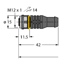 Кабель привода и датчика TURCK RK 4T Защита кабеля