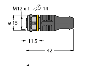 Кабель привода и датчика TURCK RKC 4.2T Защита кабеля