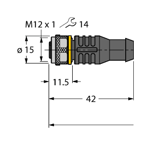 Кабель привода и датчика TURCK RKC 4.21T Кабели