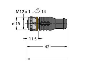 Turck RKC 4.441T Защита кабеля