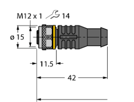 Кабель привода и датчика TURCK RKC 5.301T Защита кабеля