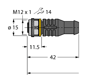 Кабель привода и датчика TURCK RKC 8T Кабели