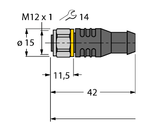 Кабель привода и датчика TURCK RKCV 6T Кабели