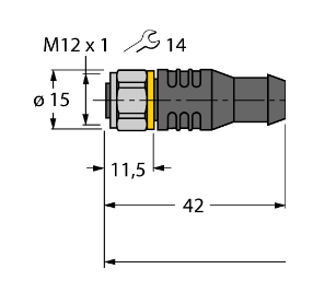 Кабель привода и датчика TURCK RKCV 10T Кабели