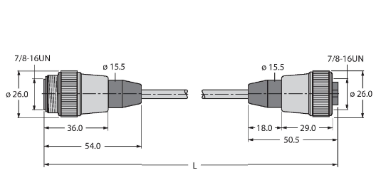 Кабель привода и датчика TURCK RKM RKM Кабели