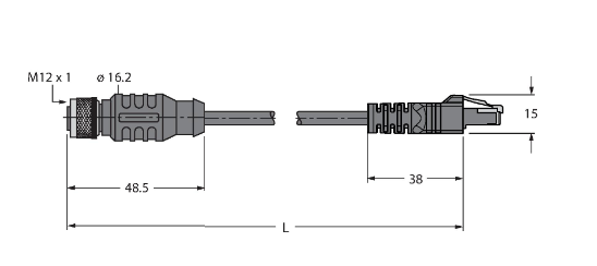 Turck RKS RJ45S Защита кабеля