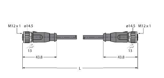 Кабель Ethernet TURCK RKSD RKSD Защита кабеля