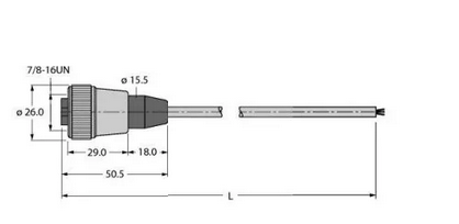 Кабель фильдбас TURCK RKV-FBY48BK Защита кабеля