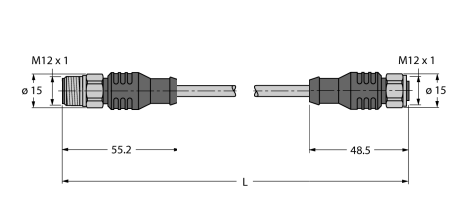 Turck RSCV-FBY48BU Кабели оптические